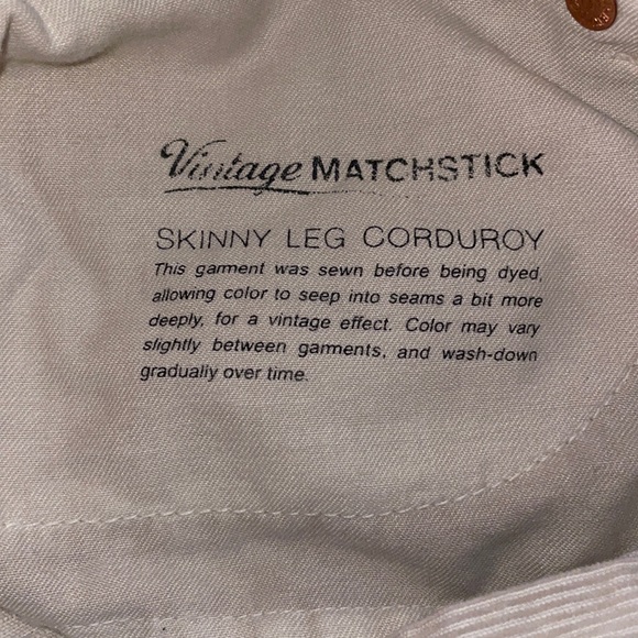 J. Crew skinny leg corduroy pants - Picture 3 of 7